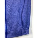 Adidas 2— Women's Heathered Climawarm Full Zip Hoodie Blue Size Medium Photo 2