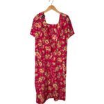 Sag Harbor Vintage Women’s Size 18 Red Floral Print Dress Spring Summer Vacation Photo 10