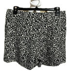 Loft animal print size zip shorts size 4 Photo 1
