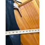 Vent Couvert Paris Black Leather Fringe Vest Boho Western Moto Size L Size L Photo 6