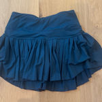 Elegant Navy Mini Skirt Blue Size M Photo 0