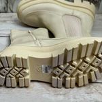 Lane Bryant Women Sz 9 W Bone White Chunky Side Zip Boots Booties Shoes Gorpcore Photo 8