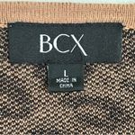 BCX Women’s Juniors  Leopard‎ Print Sweater Size Large Cotton / Rayon Blend Photo 3