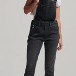 Superdry  Jean Overalls Women’s 10 Black Denim Stretch Photo 0