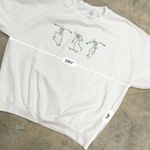 PacSun Vintage retro look skeleton skateboard crewneck sweatshirt Photo 3