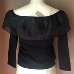 J.Crew Blouse w/ 3/4 Sleeve and Taffeta Neckline Photo 2