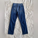 Mother Denim High Waisted Rider Ankle Fray in Wicked Wildflower Size 25 Blue Photo 12