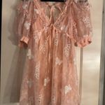 For Love & Lemons  Shari Mini Dress Butterfly Sequin Photo 1