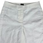 J.Crew  Kate straight-leg pant in stretch‎ linen blend White 2 BF407 Photo 2