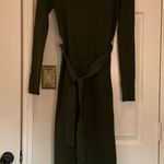 En Saison ribbed faux fur sweater dress Green Size L Photo 3