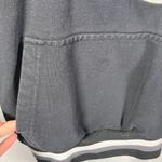 Vintage Lucky Charm Bunny Hoodie Black Varsity Patch‎ Graphic S Y2K Style Gray Photo 6