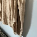 Vince  Women's Beige Ribbed Crewneck Sweater Photo 4