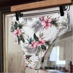 Shade & Shore  High Waist White Cheeky Bikini Bottom Small Photo 1