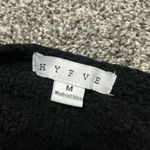HYFVE black cable knit pullover long sleeve sweater M Photo 1