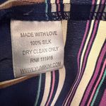 Yumi Kim  100% silk floral striped tank top size M Photo 5