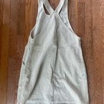 Cozy Casual Beige Corduroy Overall Dress Photo 5