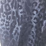 EXPRESS Metallic Faux Leather Shiny leopard skinny ankle leggings pants black S Photo 3