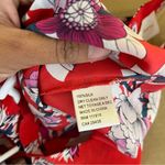 Yumi Kim  Red Floral Silk Jumpsuit Photo 9