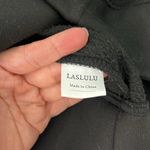 Amazon Laslulu XL Black Oversized Quarter-Zip Hoodie Sweatshirt with Pocket Photo 12