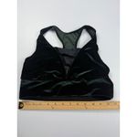 Victoria Sport Velvet Sports Bra‎ Racerback Activewear Top Medium Green Photo 1