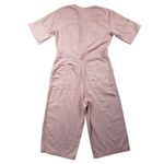Madewell Top Stitched Coverall Jumpsuit Womens 0 Bashful Blush Crop Photo 6