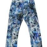 Lululemon Sun Dazed Multi Blue Wunder Under High Rise Crop Pant 6 Photo 3
