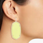 Kendra Scott yellow neon earrings NWT Photo 0