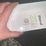 Cape Robbin Silver velvet over the knee boots  boho spring gray party night out evening sexy Photo 3