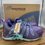 NIB Nautilus Athletic Safety Toe Work Shoes N1792 Purple Women's 6.5 Wide EE Photo 0