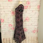 JS Collections  Embroidered Mesh Gown Carbernet Photo 5