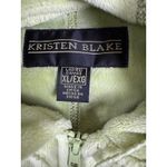 Kristen Blake Velour Full Zip Hoodie Jacket Comfy Casual Green XL Outdoor Cozy Photo 1