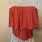 Forever 21 Off-The-Shoulder Strapless Ruffle Tube Top, Size M Photo 0