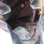 Vince Camuto Black Pebbled Soft Leather Hobo Bag Golden Hardware Tassle Hippie Photo 8