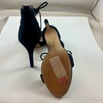 Gianni Bini  Black Suede Tie Up Heels Photo 4