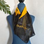 Robert Lee Morris RLM Silk Scarf Gold Photo 1