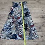 MSK Womens sleeveless paisley dress w/ 3 ring accent neckline, size Medium (M) Photo 5