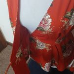 ASTR  the label floral wrap long sleeve size small Photo 7