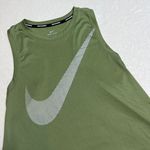 Nike Running Dri-Fit Green Swoosh Emblem Athletic Tank Top Photo 0