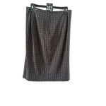 Peace of Cloth Brown Plaid A Line Skirt Size 8 Photo 2