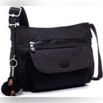 Kipling  Women’s Syro Black Tonal Nylon Shoulder Crossbody Bag Purse Photo 1