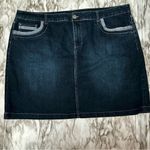 cj banks Preppy Blue Jeans Denim Skort Skirt Women Sz 20W Casual Western Cowgirl Photo 1