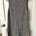 Toad & Co  Knit Wool Sweater Sleeveless Mock Neck Tunic / Mini Dress Size M Photo 0