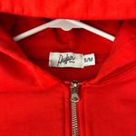 Mayfair Group The  Woman Support Cotton Zip-up Hoodie In Red Photo 8