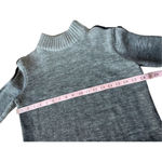 Athleta  Sunset 100% Merino Wool Grey Ombre Mock Sweater Size S Photo 5