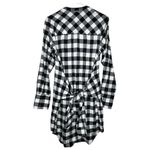 Derek Lam  10 Crosby Buffalo Check Front Tie Dress Size 8 Photo 10