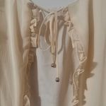 HYFVE Smocked Puff Sleeve Open Back Dress Photo 5