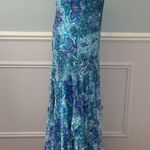 Serendipity Vintage 90s  Made in Maui Maxi Dress Frills N-Neck Ruffles Size L Photo 9