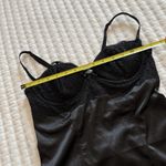 Frederick's of Hollywood Fredrick’s Of Hollywood Black Babydoll Chemise Garters Sz L Large Underwire Photo 1