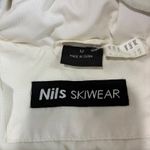 Vintage Nils Skiwear Womens Size 12 Cream‎ Puffer Jacket Down Filled Winter Coat Black Photo 3