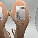 Badgley Mischka NWOB  Teasha Wedge Sandal size 6 soft nude Photo 7